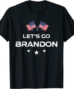 Let’s Go Brandon Conservative Vintage US Flag Tee Shirt