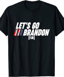 Let's Go Brandon, Impeach Biden Costume American Flag Tee Shirt