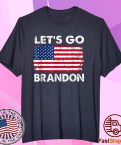 Let's Go Brandon, Joe Biden Chant, Anti biden Us Flag Tee Shirt