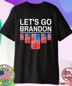 Let's Go Brandon, Joe Biden Chant Impeach 46 Us Flag Tee Shirt