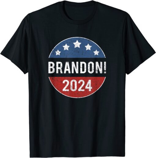 Let's Go Brandon Patriotic 2024 Brandon Pro Trump Tee Shirt