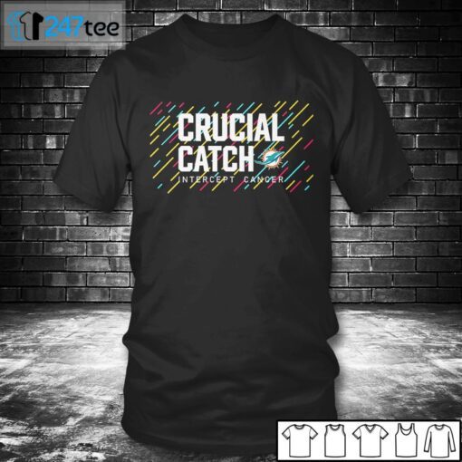 Miami Dolphins 2021 Crucial Catch Intercept Cancer Tee Shirt