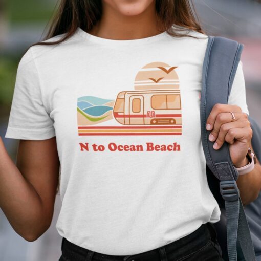 N To Ocean Beach Tee Shirt