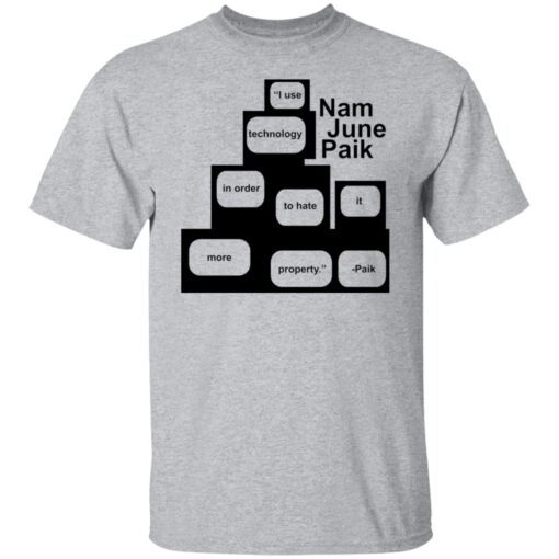 Nam June Paik Gift shirt