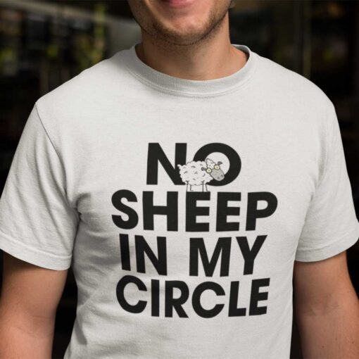 No Sheep In My Circle Tee Shirt