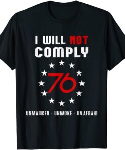 Not Comply 2021 Defiant Patriot Conservative Medical Freedom Classic T-Shirt