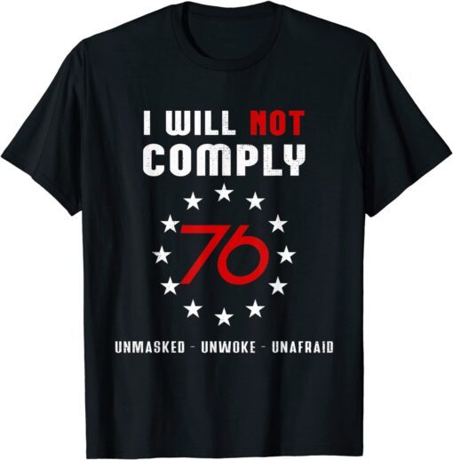 Not Comply 2021 Defiant Patriot Conservative Medical Freedom Classic T-Shirt