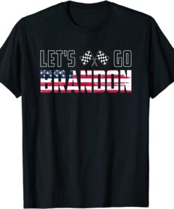 Race Track Love Racing Let's Go Brandon Lets Go Brandon Tee Shirt