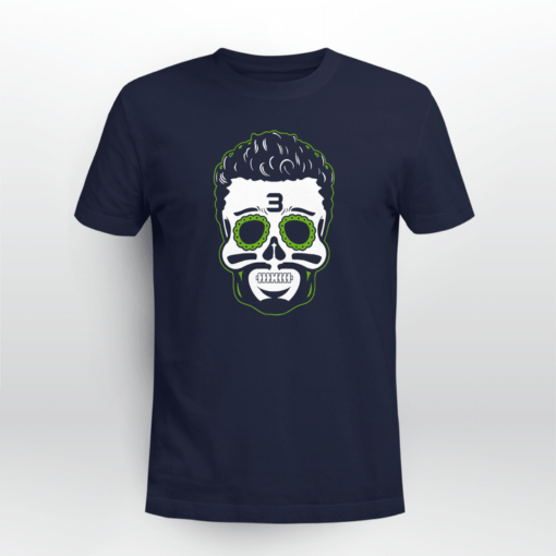 Russell Wilson Sugar Skull Shirt