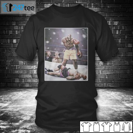 Shaquille ONeal Knocked Out Charles Barkley Tee Shirt