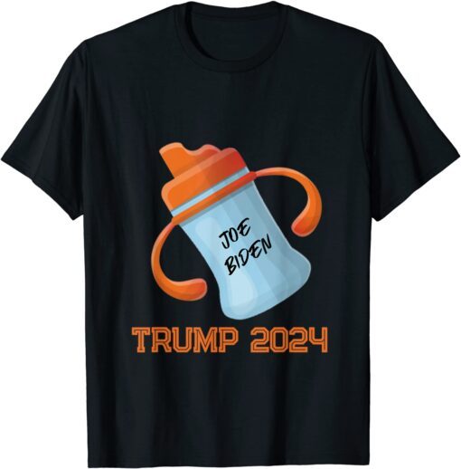 Sippy Cup Joe Biden Trump 2024 Tee ShirtSippy Cup Joe Biden Trump 2024 Tee Shirt