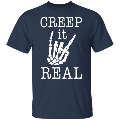 Skeleton Hand Creep It Tee shirt