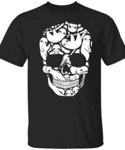 Sloths skull Halloween costume Tee shirt