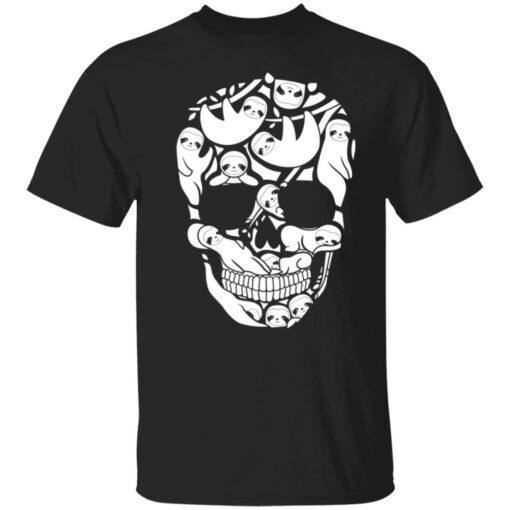 Sloths skull Halloween costume Tee shirt