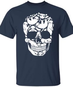 Sloths skull Halloween costume Tee shirt