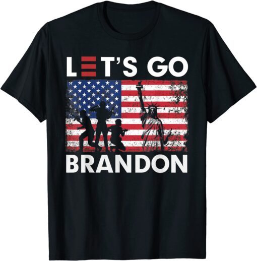 Statue of Liberty Let's Go Brandon Tee Shirt