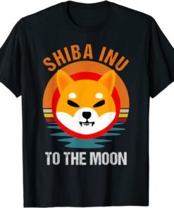 To The Moon, Shiba Inu Shib Coin T-Shirt