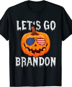 USA Sunglasses Pumpkin Sunglass - Let's Go Brandon Halloween Shirt