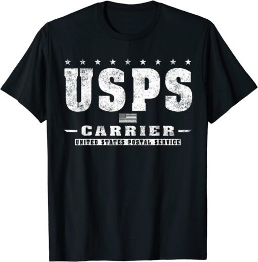 USPS Carrier Distressed Vintage Tee Shirt