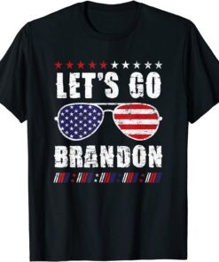 Vintage Anti Biden Let's Go Brandon Chant Impeach 46 Tee Shirt