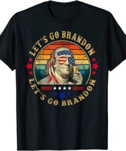 Vintage Let's Go Brandon Ben Drankin Tee Shirt