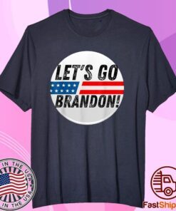 Vintage Let's Go Brandon Flag Us Tee Shirt