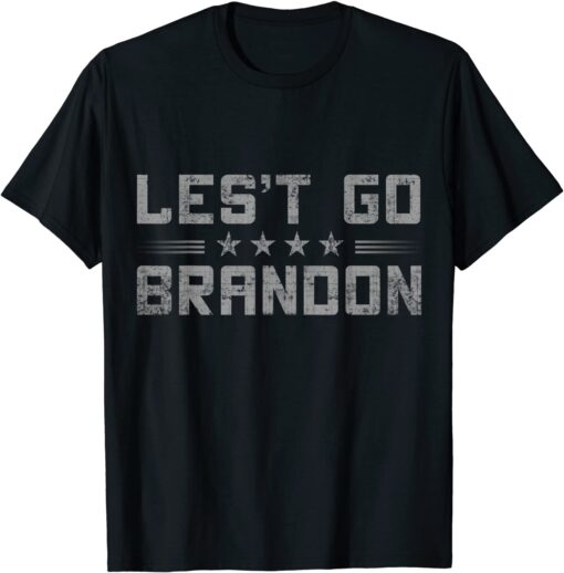 Vintage Let's Go Brandon Joe Biden Conservative Anti Liberal Tee Shirt