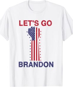 Vintage Let's Go Brandon Lets Go Brandon US FlaVintage Let's Go Brandon Lets Go Brandon US Flag Tee Shirtg Tee Shirt