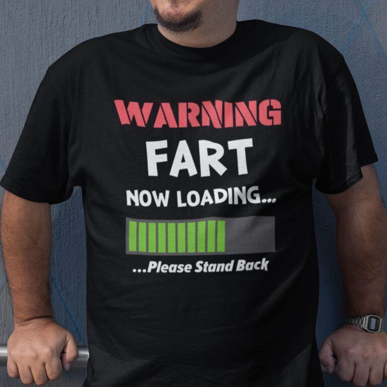 Warning Fart Now Loading Please Stand Back Tee Shirt - ShirtElephant Office