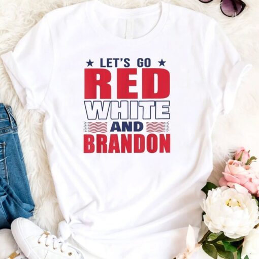 titleLet's Go Red White & Brandon Tee Shirt