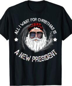 All I Want For Christmas Is A New President Gingerbread Man T-Shirt