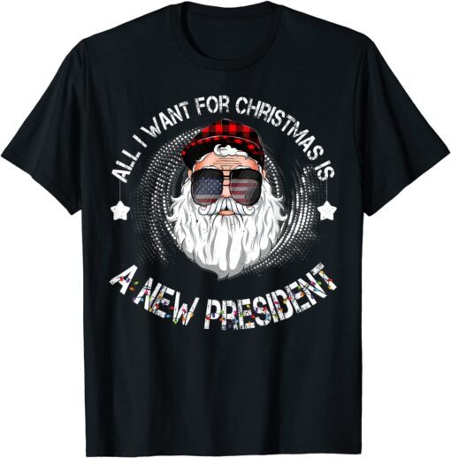 All I Want For Christmas Is A New President Gingerbread Man T-Shirt