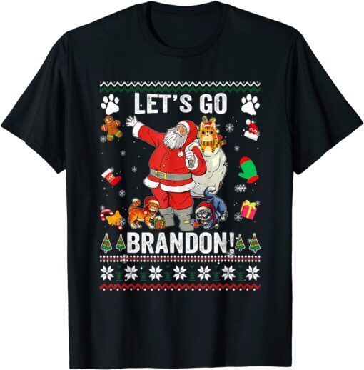 All I Want For Christmas Is This Let's Go Braden Brandon Tee Shirt