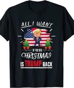 All I Want For Christmas Is Trump Back Re-elect President Tee Shirt