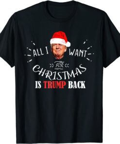 All I Want for Christmas Is Trump Back and New President 2021 T-Shirt