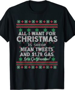 All I want for Christmas Biden Trump Anti-Liberal Tee Shirt