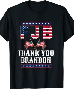 American Flag Thank You Brandon Tee ShirtAmerican Flag Thank You Brandon Tee Shirt