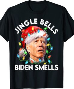 Anti Biden Christmas Jingle Bells Biden Smells Republican Tee Shirt