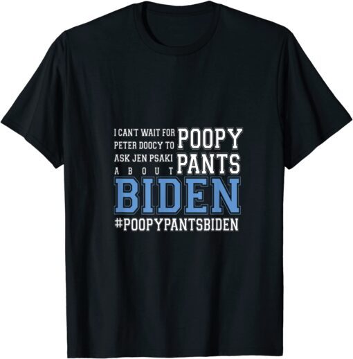 BFD Poopy Pants Biden HNY 2022 President Politics Christmas Tee Shirt