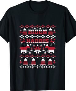 Biden Harris 2020 Democrat Ugly Christmas Sweater Tee Shirt