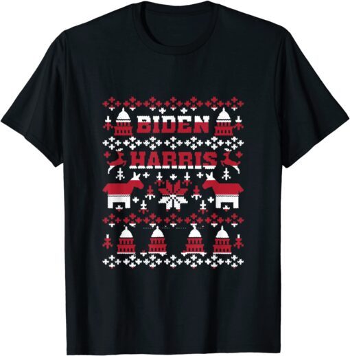 Biden Harris 2020 Democrat Ugly Christmas Sweater Tee Shirt