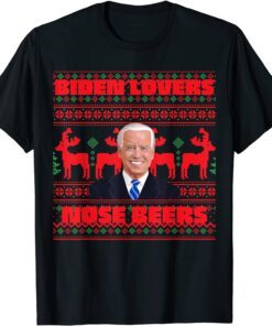 Biden Lovers Nose Beers Tee Shirt