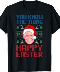 Biden Santa Happy Christmas Biden Happy Easter Christmas Classic Shirt