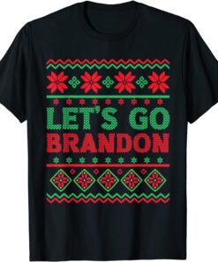 BidenLets Go Brandon Ugly Christmas Sweater Tee Shirt