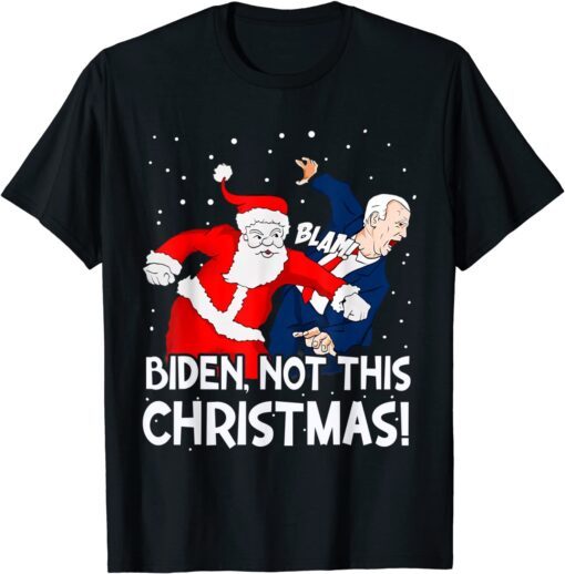 BidenSanta Anti President Joe Biden Joke Humor Christmas Classic T-Shirt