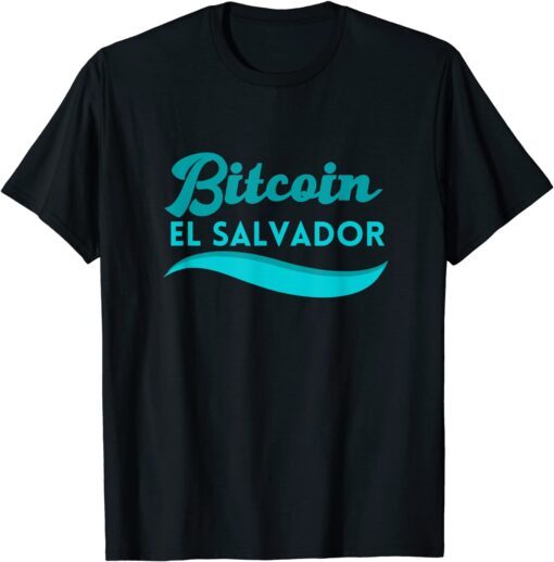 Bitcoin El Salvador Cryptocurrency Tee ShirtBitcoin El Salvador Cryptocurrency Tee Shirt