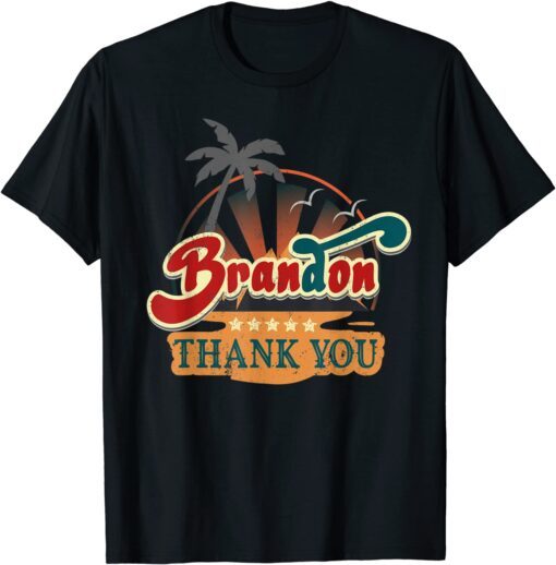 Brandon Thank You Retro Vintage American Tee Shirt