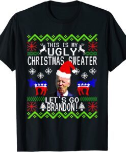 Brandon Ugly Christmas Anti Biden Pro America Tee Shirt