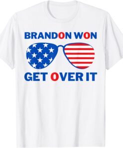 Brandon Won Get Over It Thank You Brandon Pro Joe Biden Tee Shirt