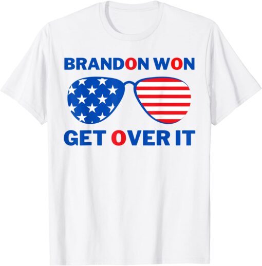 Brandon Won Get Over It Thank You Brandon Pro Joe Biden Tee Shirt